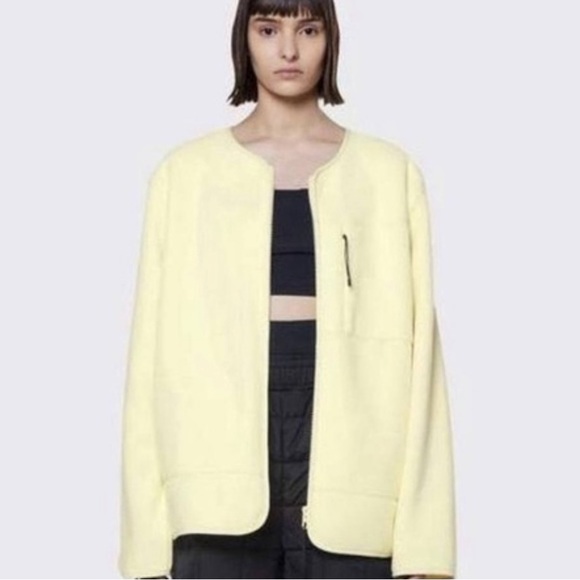 Rains Unisex Fleece Jacket Size Small - Picture 3 of 6